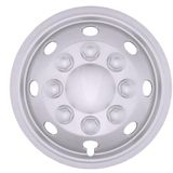 AutoStyle - EXTRA BOLLE Wieldoppen - Zilver - ABS-Kunststof - Set van 4