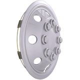 Autostyle - Utah - Wieldoppen - Zilver - ABS - Set van 4