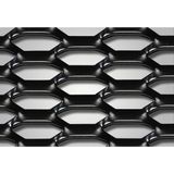 Autostyle - Racegaas Aluminium - Zwart - Honingraat 12x6mm - 125x25cm