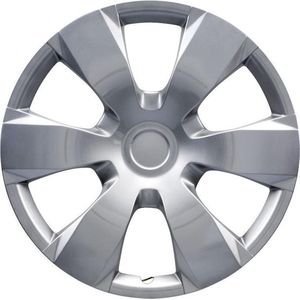 Autostyle - Montana - Wieldoppenset - Gun-Metal - Slagvast Kunststof - Set van 4 Stuks