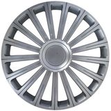 Wieldoppenset Radical 15-Inch Zilver + Chroom Ring