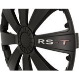 Autostyle - RS-T - Wieldoppenset - Zwart - Slagvast Kunststof - Set van 4 Stuks