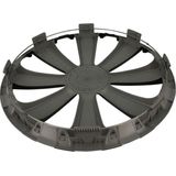 Autostyle - RS-T - Wieldoppenset - Zwart - Slagvast Kunststof - Set van 4 Stuks