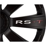 Autostyle - RS-T - Wieldoppenset - Zwart - Slagvast Kunststof - Set van 4 Stuks