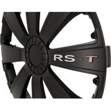 Autostyle - Wieldoppenset - 4 Delige - Zwart - Slagvast Kunststof