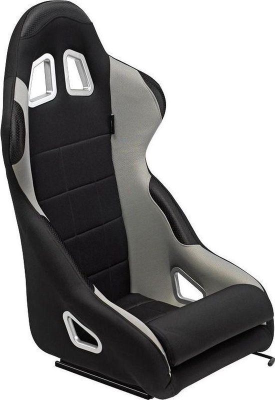 Autostyle - Sportstoel K5 - Zwart/Grijs - Vaste Rugleuning