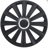 Autostyle Wieldoppen Spyder 13 Inch Abs Zwart Set Van 4