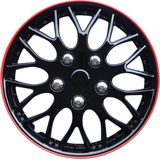 AutoStyle - Wieldoppen - Zwart - Set van 4