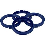 TPI - CentreerRingen - Blauw - Kunststof - Set 4 Stuks