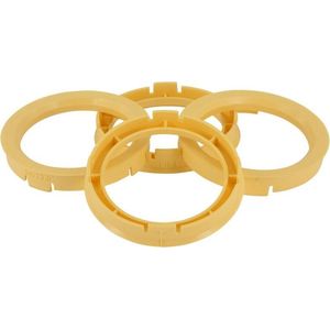 TPI - CentreerRingen - Geel - Kunststof - Set 4 Stuks