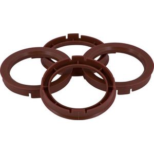 TPI ?Centreerringen 70.1->63.4mm Bruin 4 Stuks