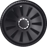 Autostyle - Wieldoppenset - Zwart - Kunststof - Set van 4 Stuks