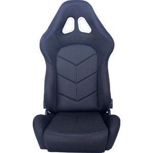 AutoStyle - TN Sportstoel - Zwart - Textiel