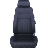 Autostyle - Retro SportStoel - Zwart - Textiel - Dubbelzijdig Verstelbare Rugleuning