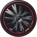 AutoStyle - Wieldoppen - Zwart - Set van 4