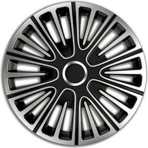 Autostyle Wieldoppen 16 inch Motion Zilver/Zwart - ABS