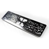 AutoStyle - Kentekenplaathouder - Chroom - Kunststof - 52 x 11 cm