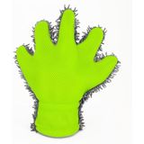 AutoStyle Dubbelzijdige Auto-Washandschoen - Grijs/Groen