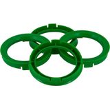 TPI - CentreerRingen - Zwart - Kunststof - Set 4 Stuks