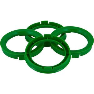 TPI - CentreerRingen - Zwart - Kunststof - Set 4 Stuks