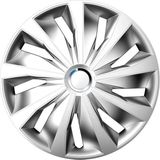 Autostyle Wieldoppen Grip Pro 15 Inch Abs Zilver Set Van 4