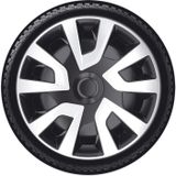 Autostyle BOLLE wieldoppen 16 inch Revo Van Zilver/Zwart
