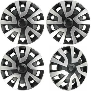 BOLLE REVO-Van SB Wieldoppen - Zilver/Zwart - Slagvast Kunststof - Set van 4