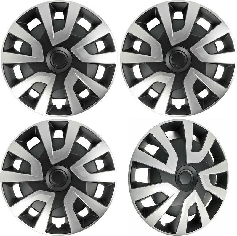 Autostyle BOLLE wieldoppen 16 inch Revo Van Zilver/Zwart