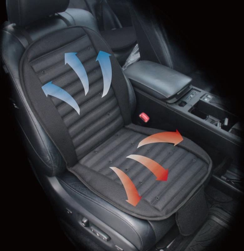 Autostyle - Comfortline - Stoelkussen - Zwart - Polyester - 12/24V