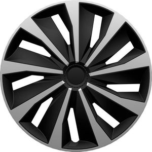 AutoStyle - Grip SB - Wieldoppen - Zilver/Zwart - 14 inch