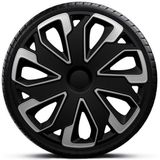 Autostyle - Wieldoppen - Zwart - Set van 4