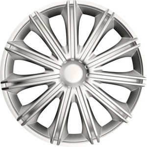 Autostyle - Wieldoppenset - 4 Delig - Zilver - Slagvast Kunststof