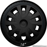 Autostyle Wieldoppen Revo-van 16 Inch Abs Zwart Set Van 4