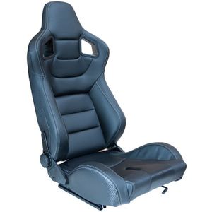 SportStoel - RK - Zwart Kunstleder - Dubbelzijdig Verstelbare Rugleuning