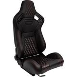 SportStoel - AK - Zwart - Kunstleder - Dubbelzijdig Verstelbare Rugleuning