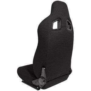 SportStoel - MR - Zwart - Kunstleder/Pine Textiel