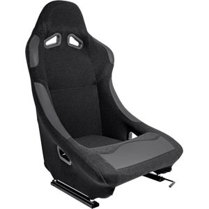 Autostyle - BW - Sportstoel - Zwart - Vaste Rugleuning