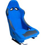 SportStoel - BW - Blauw - Vaste Rugleuning - Incl. Sledes