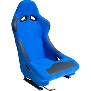 SportStoel - BW - Blauw - Vaste Rugleuning - Incl. Sledes