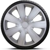 Tenzo - Wieldoppenset - 4 Delig - Zilver - Slagvast Kunststof