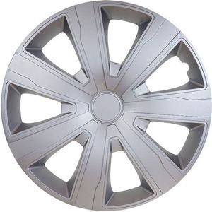 Tenzo - Wieldoppenset - 4 Delig - Zilver - Slagvast Kunststof