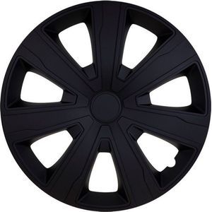 Tenzo - Wieldoppenset - Zwart - Slagvast Kunststof - Set van 4 Stuks