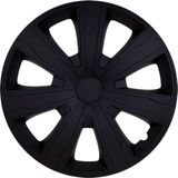 Tenzo - Wieldoppenset - Zwart - Slagvast Kunststof - Set van 4 Stuks