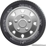 Autostyle - Utah 2 - Wieldoppenset - Zilver - 14 Inch - Set van 4 Stuks