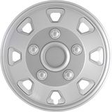 EXTRA BOLLE - Wieldoppen - Zilver - Set van 4