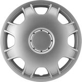 Autostyle - Wieldoppenset - 4 Delige - Zilver - Slagvast Kunststof