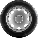 Autostyle - Wieldoppenset - 4 Delige - Zilver - Slagvast Kunststof