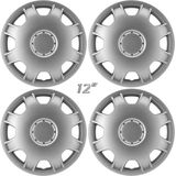 Autostyle - Wieldoppenset - 4 Delige - Zilver - Slagvast Kunststof