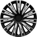 COPRA - Wieldoppen - Zilver/Zwart - Set van 4 Stuks