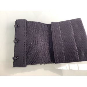 Pronty. Buste houder. B-H. Verlenger. 58 mm. Zwart.